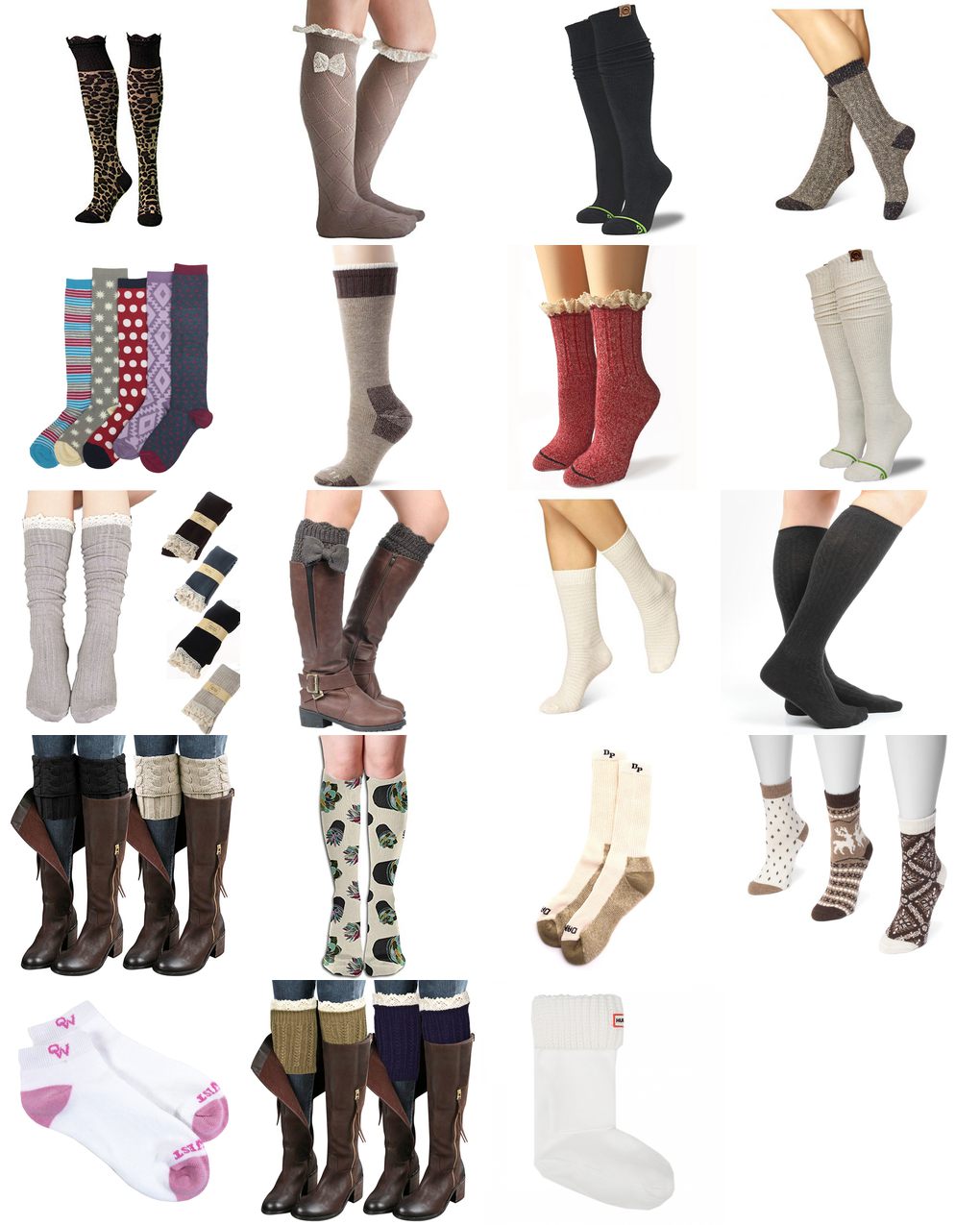 women's fashion boot socks